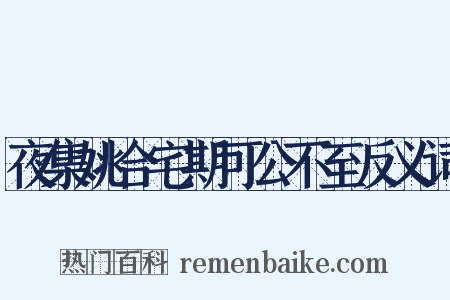 夜集姚合宅期可公不至反义词是什么意思的图片